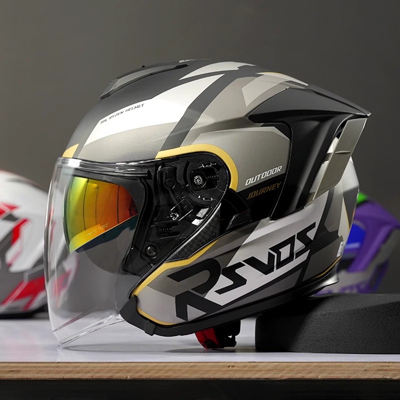 RSV Motorcycle Helme Men's Machine Женский лето-четверть шлема мотоцикл наполовину шлем Four Seasons Universal Ro-5