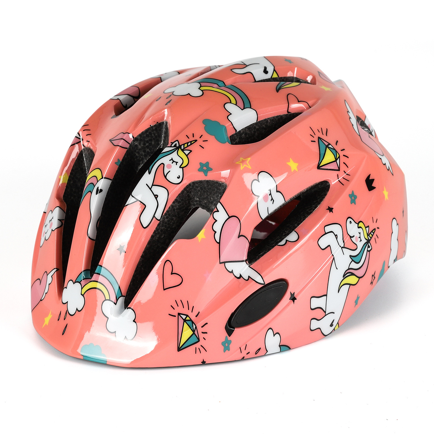 Cartoon children's bicycle helmet sports roller skating ice skating safety skateboard balance bike riding children's helmet cross-border