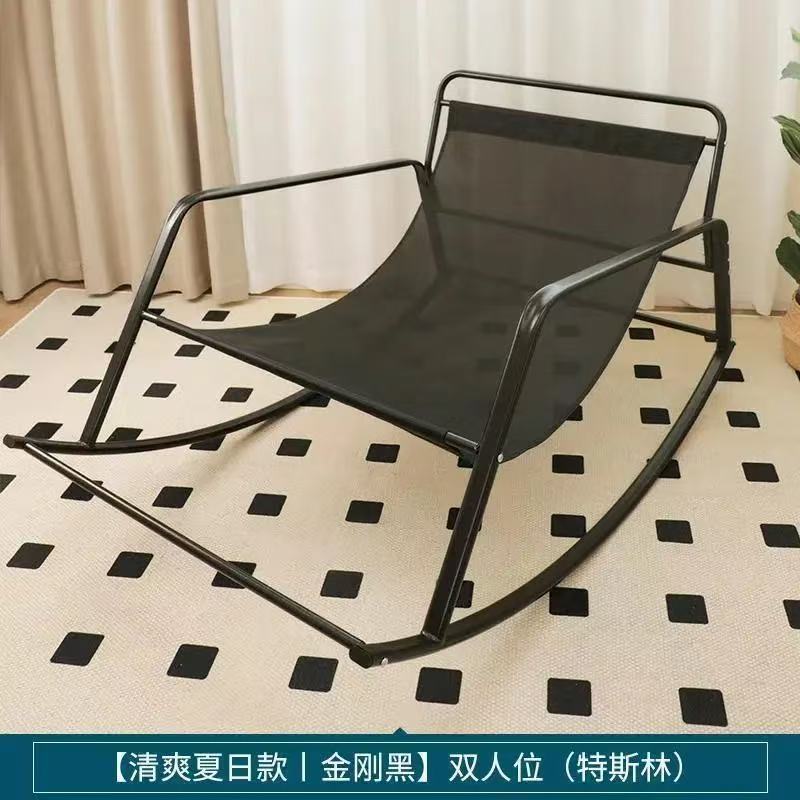 Двойное кресло-качалка Hefei T01 в минималистичном стиле