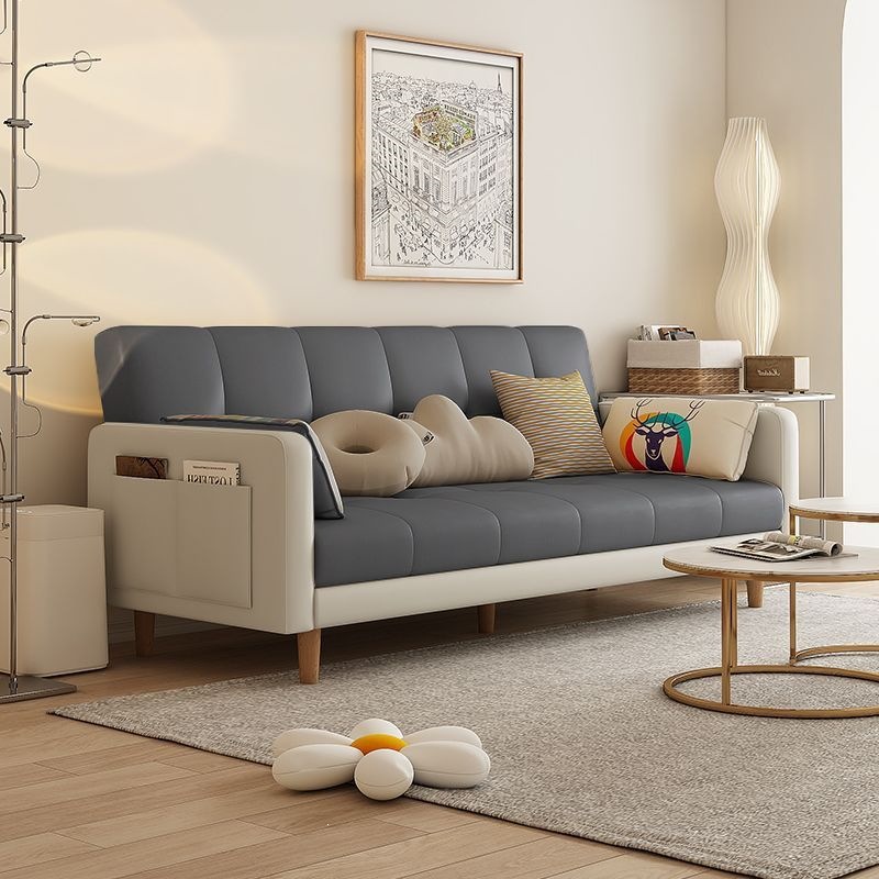Sofa, small-sized living room, sofa bedroom, simple modern rental room, three person folding sofa bed, dual-use