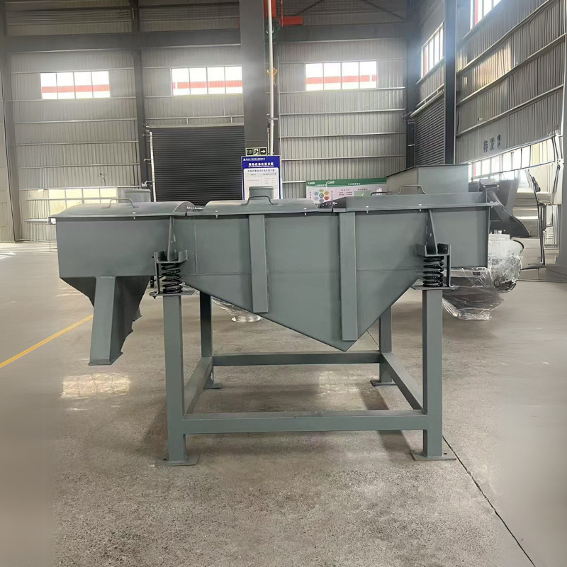 Linear multi-layer small electric vibrating sand screening machine, dry powder mortar vibrating screening machine