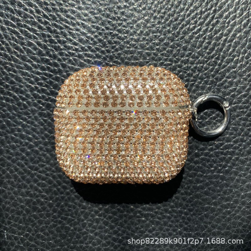 Suitable for Apple, Samsung, Huawei 4th generation diamond studded headphone case factory, PC hard case protective cover, TPU Pro 2nd generation