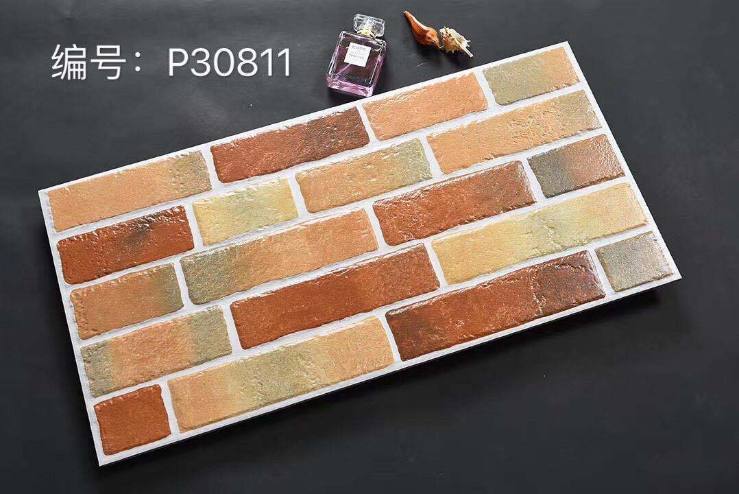 Античный кирпич 300x600, имитация культурного камня, наружная стена, кирпич, кирпичная вилла в стиле ретро, самодельный дом, стена во дворе, наружная стеновая плитка
