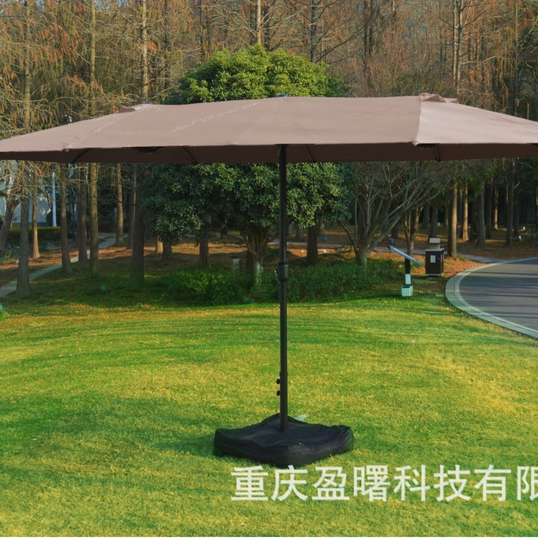 Outdoor Umbrella, Courtyard Umbrella, Sunshade Umbrella, Courtyard Roman Umbrella, Large Sun Umbrella, UV resistant Double Head Design