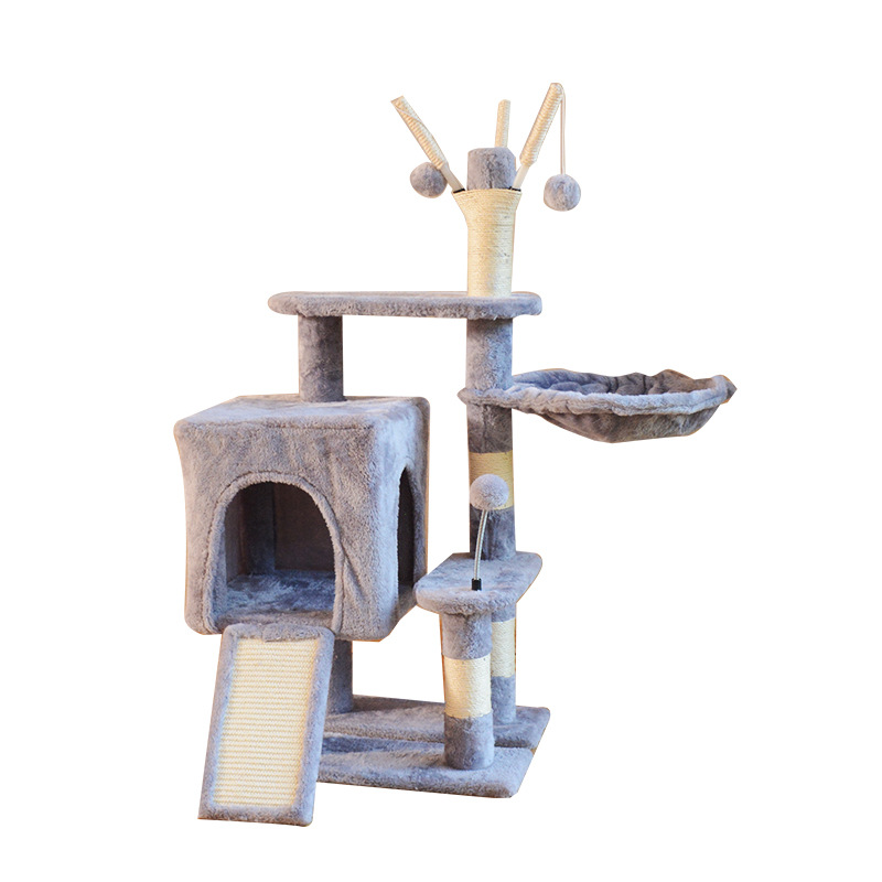 Кошачья рама кошачьего дерева большая кошачья игрушка для кошки для прыжков, чтобы поймать источник из колонны.