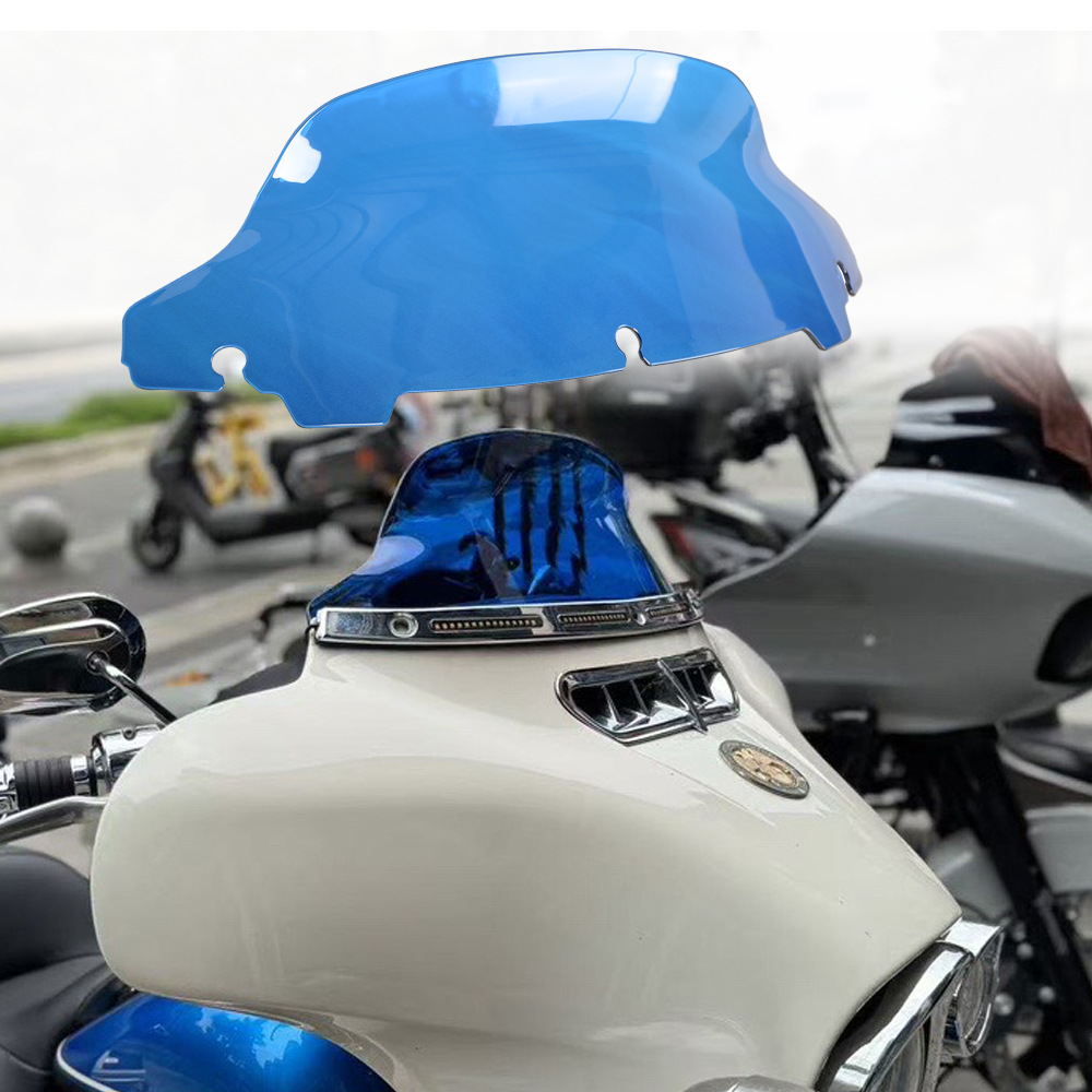 Лобовое стекло мотоцикла подходит для Harley 14-23 Avenue Glide, лобовое стекло из ПК высотой 4 дюйма, 7 мм, различных цветов