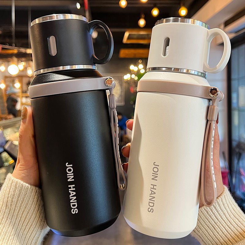 316 stainless steel insulated cup for men and women, outdoor car water cup, portable, thick double-layer vacuum insulated cup, customized