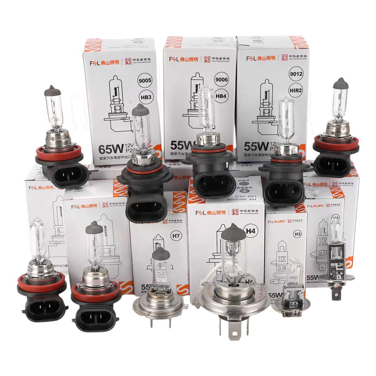 佛山照明 Автомобильная лампочка H1 Fog Light H7H3 Light Lightbulb H4 Гораздо почти световой автомобиль FSL Галогеничный фар Foshan Foshan