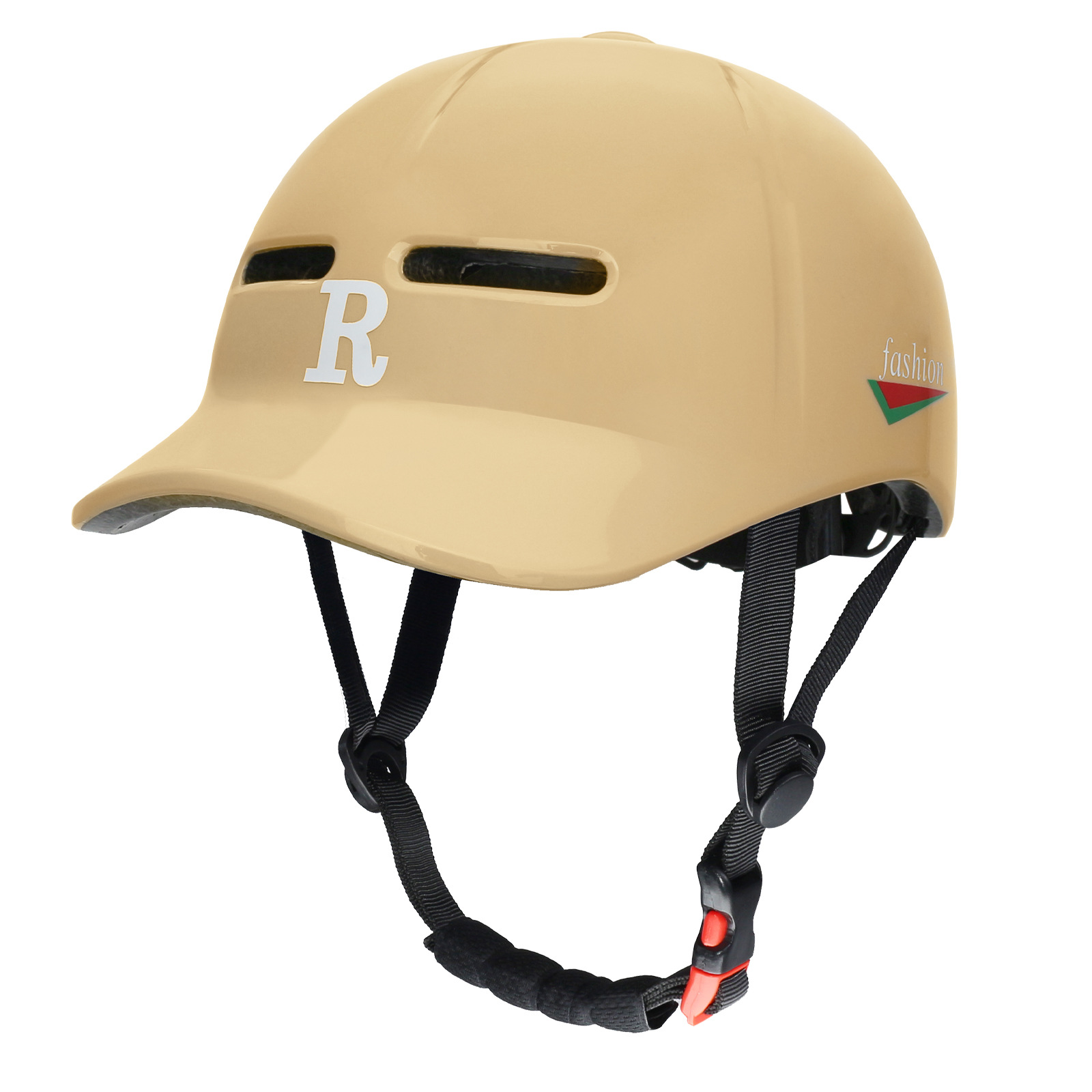 One piece molded duckbill cap, bicycle riding, commuting, all season electric bike, helmet, skateboard, roller skating, baseball