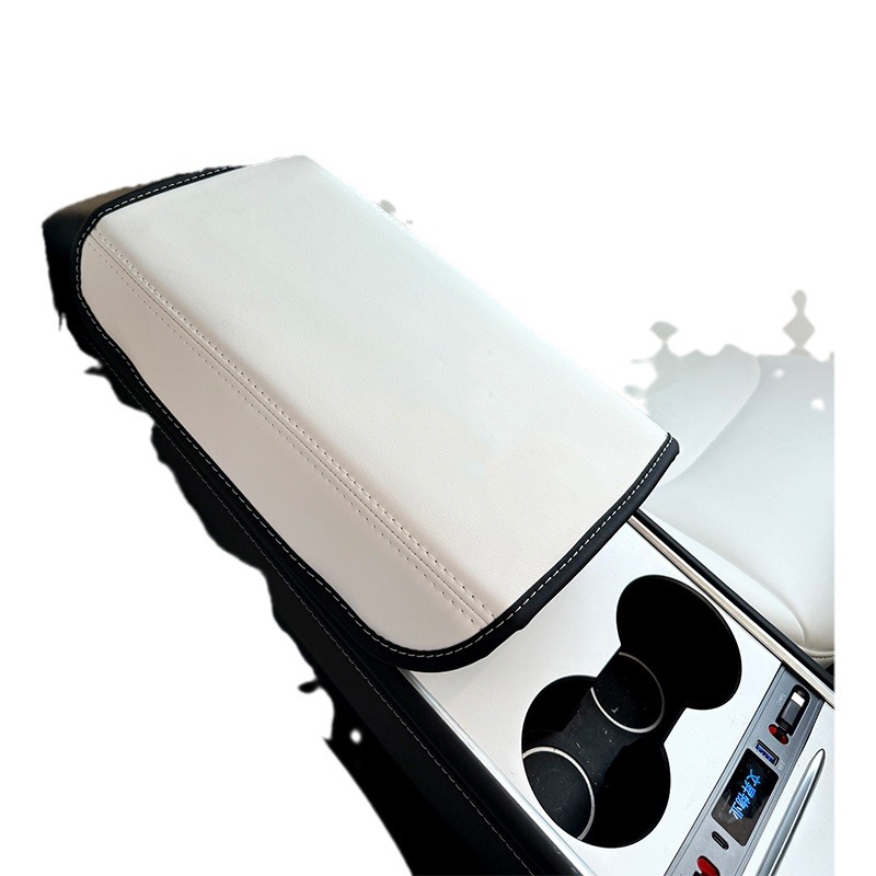 Подходит для Teslah New Model3/Y A Armrest Box Set Set Amazon Кожаный мотор центральный рука