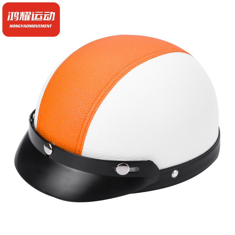 Half Helmet Summer Retro Lightweight Cycling Scoop Helmet Prince Bicycle Four Seasons Half Helmet Grey Breathable Men's and Women's Cycling Helmets