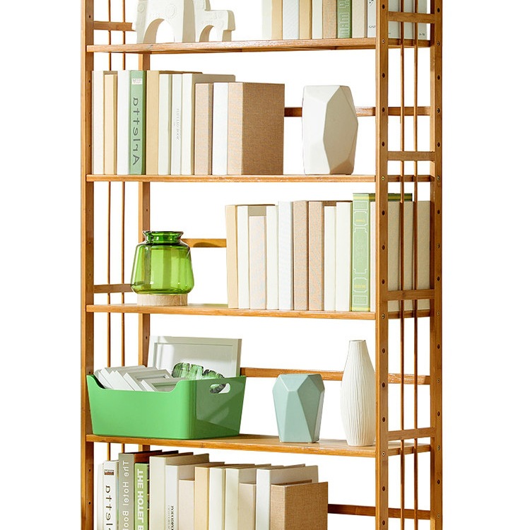 Bookshelf, floor to ceiling bookshelf, storage rack, desktop storage, children's simple office, bedroom, living room, simple solid wood home use