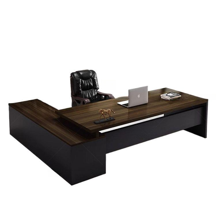 Office Desk Simple Modern Office Computer Desk and Chair Combination Light Luxury Senior Manager Desk Large Class Desk Boss Desk