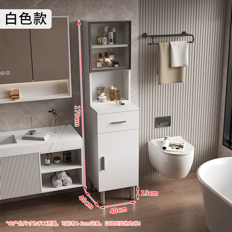 White Cream Grey Honeycomb Aluminum Cabinet Bathroom Floor standing Side Cabinet Independent Edge Cabinet Meijia Bathroom JMT01