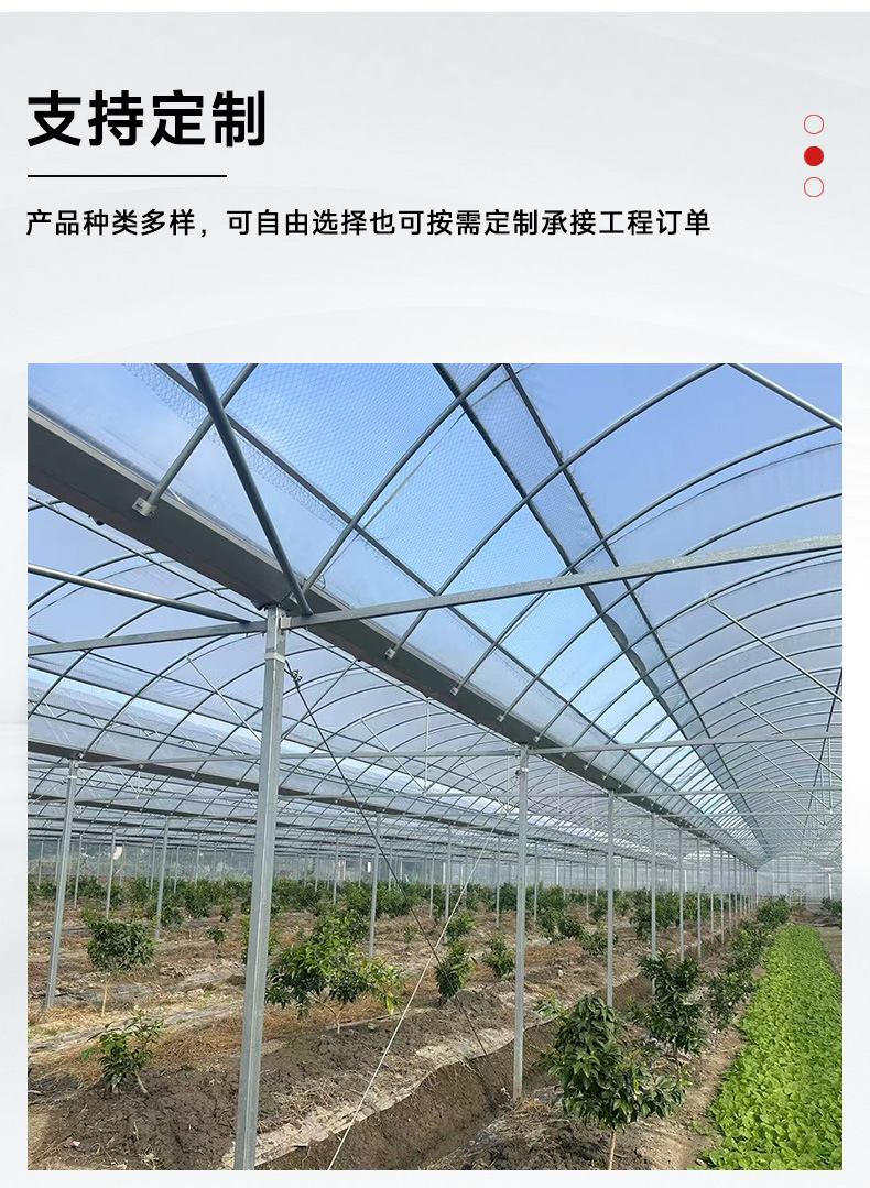 Integrated greenhouse for direct supply of vegetables, fruits and vegetables, integrated greenhouse for foreign trade, connected greenhouse for thermal insulation, greenhouse for sunshade film