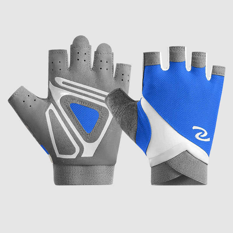 Fitness gloves for women and men, yoga spinning bikes, anti slip, semi finger breathable, wear-resistant equipment, dumbbell training gloves