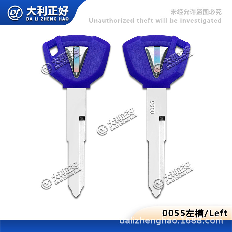 Подходит для Kawasaki Motorcycle Key Ninja400 Ninja 650/Z800/Z900 Эмбрион ключей может быть установлен с помощью чипа