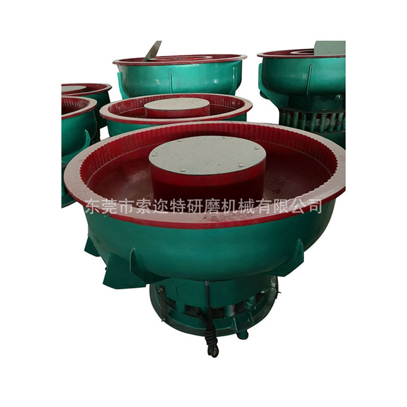 Manufacturer supplies flat bottomed industrial vibration grinding machines, rubber grinding machines, hardware vibration grinding and polishing machines in stock