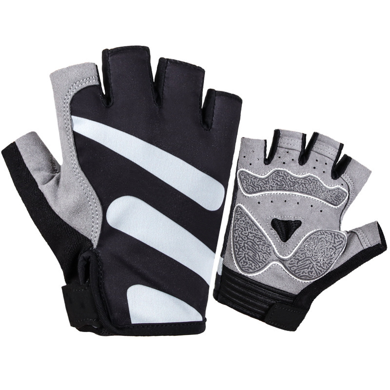 Motorcycle Riding Half Finger Gloves for Men and Women Fishing Mountain Bike Sunscreen Thin Silicone Wear resistant Sports Fitness