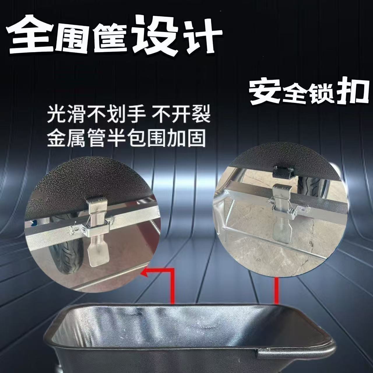 Thickened double wheeled single wheeled handcart for household construction sites, double wheeled single wheeled dump truck for breeding farms, garden soil handling truck