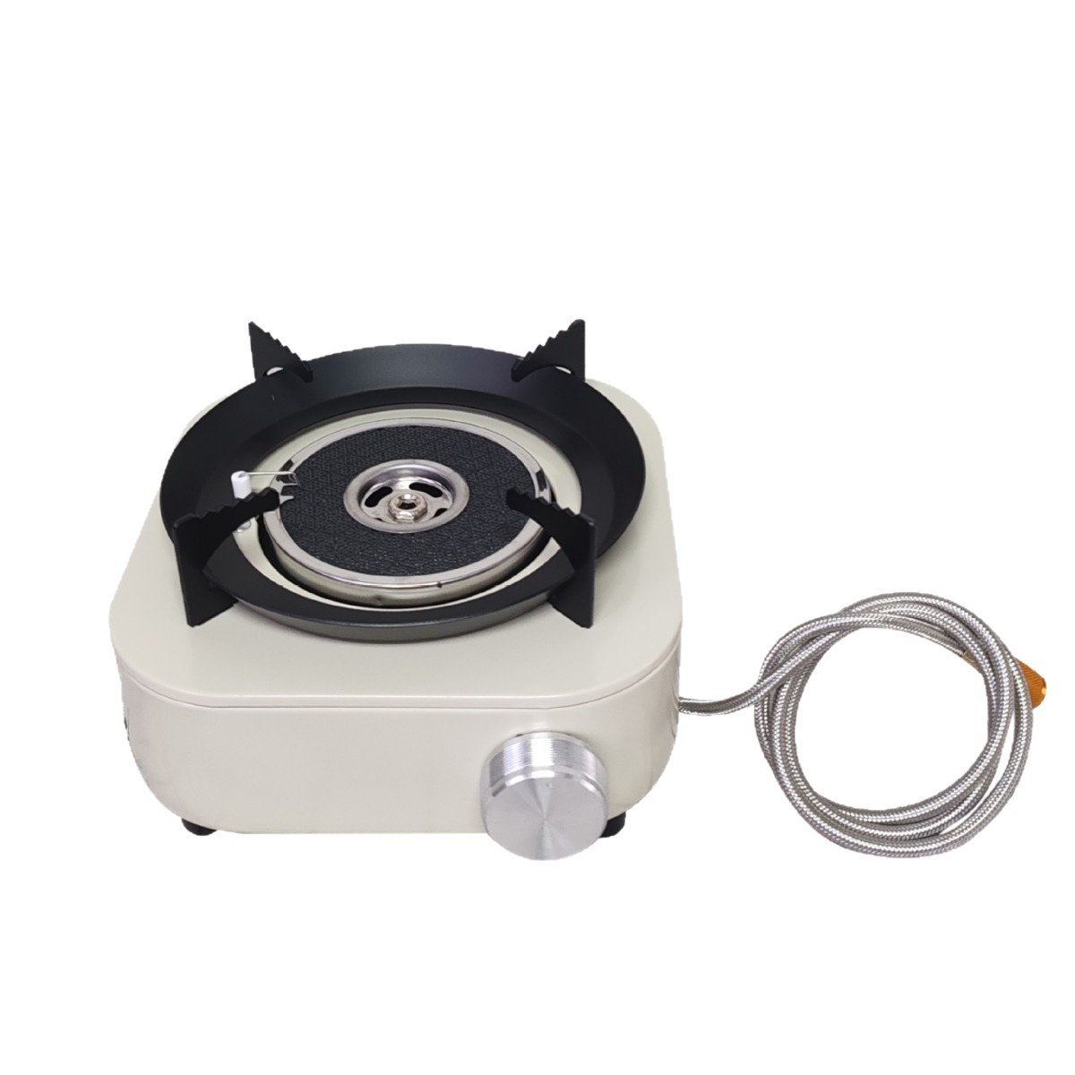 Outdoor portable gas stove, infrared energy-saving and windproof split type card stove, camping hot pot barbecue and tea boiling stove