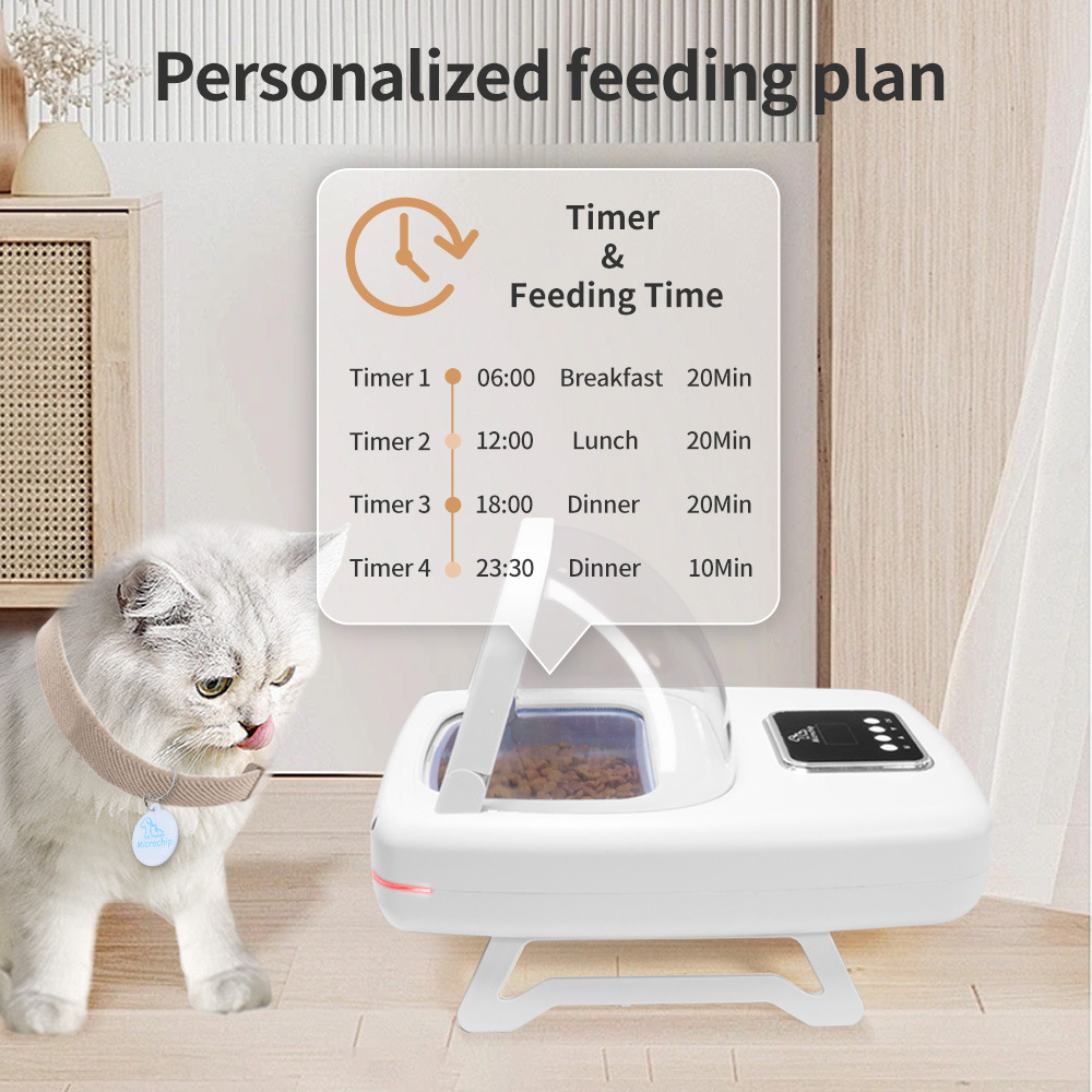 Pet Smart Chip автоматический индукционный кормление кошка и собаки с продолжительностью и количественной сухой и влажной пищи Общая специальная анти-захват