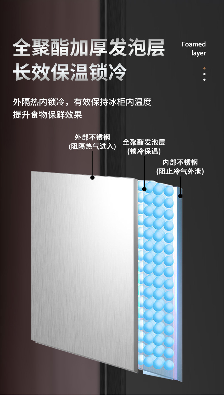 Ice cream freezer display cabinet, ice cream freezer, quick freezing cabinet, refrigerated desserts, fresh-keeping popsicles, ice cream bars, refrigeration equipment