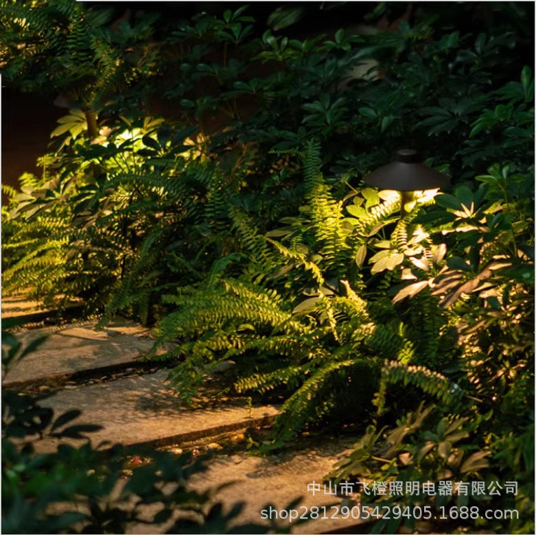Small courtyard landscaping, outdoor mushroom lights, solar courtyard lights, villa lawn lights, garden lights, decorative atmosphere lights