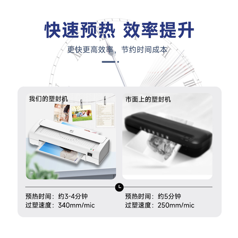 树欧过塑机SL389覆膜机相片塑封机A4文件过胶机层压机