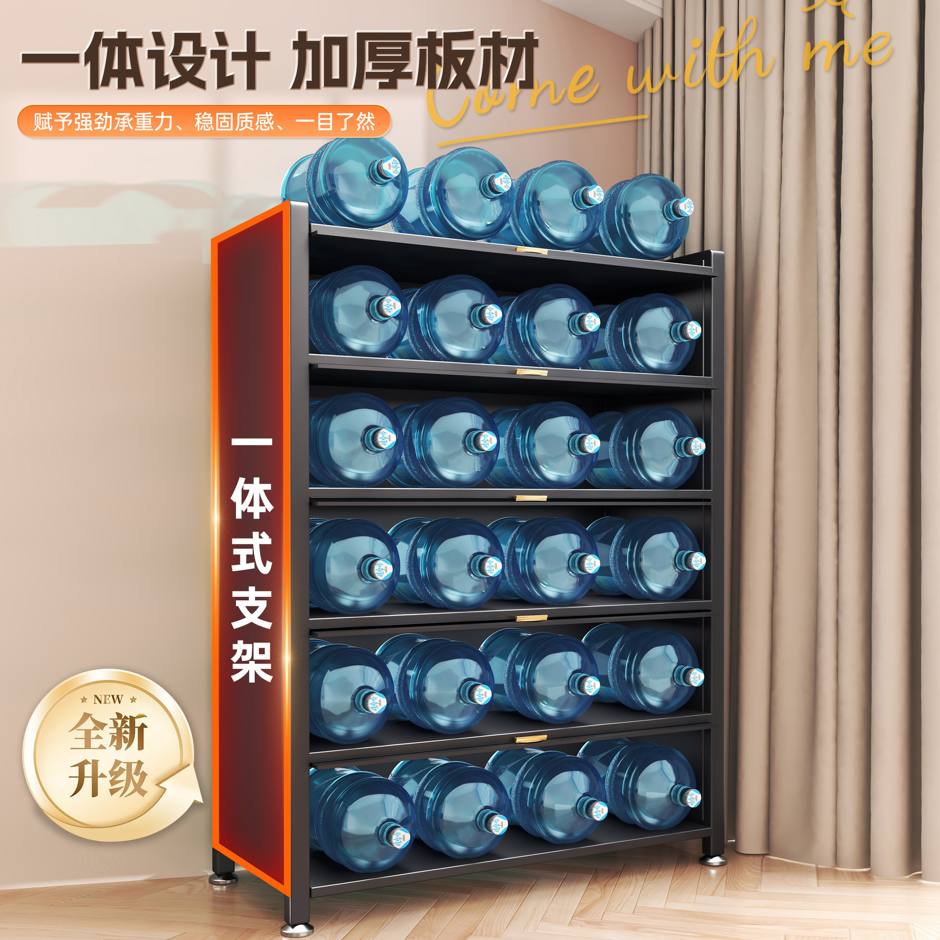 家用收纳柜钢制阳台储物柜一体防水防晒杂物柜落地书柜置物铁皮柜