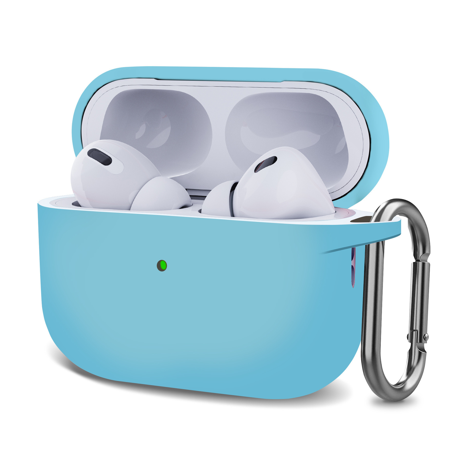 Suitable for AirPods Pro3 Apple 2025 new Bluetooth earphones, silicone solid color one-piece thick protective case
