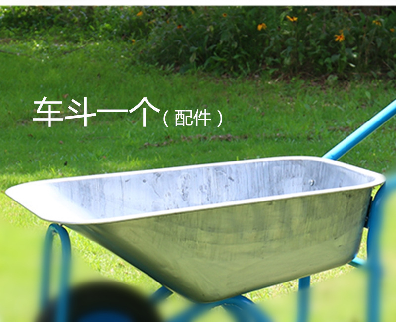农场实用蔬菜推拉车小推车独轮农村工地车户外耐磨单轮劳动双轮款