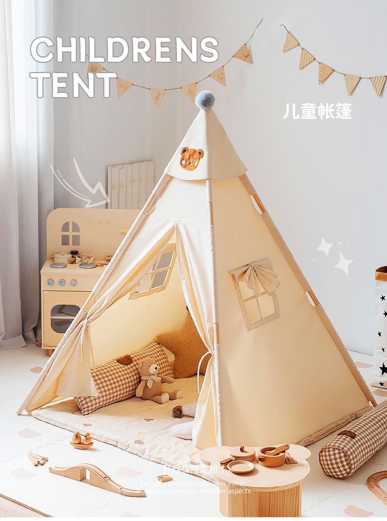 Children's Tent Indoor Indian Home Baby Princess Small House Boys and Girls Toy Game House Secret Base