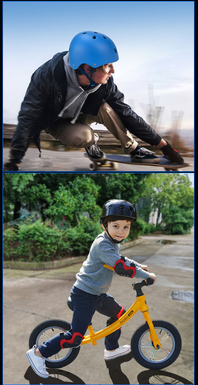 Cross border adult and children's bicycle riding helmets, skiing skateboarding balance bikes, roller skating helmets, electric bike safety helmets