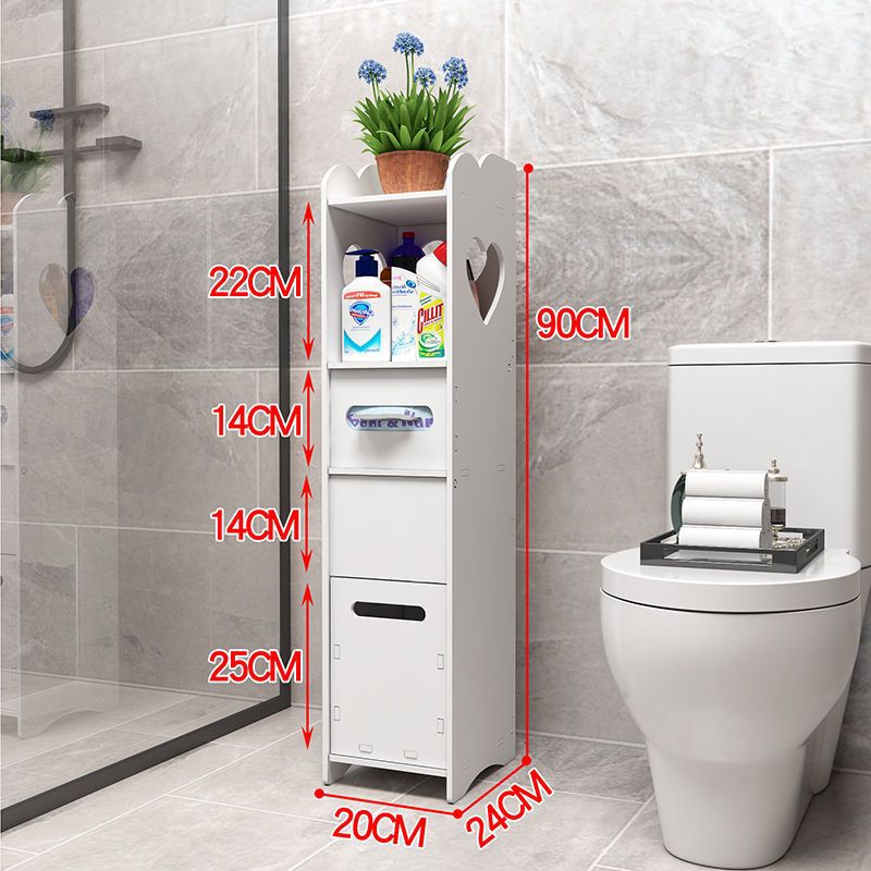 Bathroom side cabinet, bathroom standing cabinet, floor standing bathroom shelf, toilet side cabinet, narrow cabinet, toilet storage cabinet