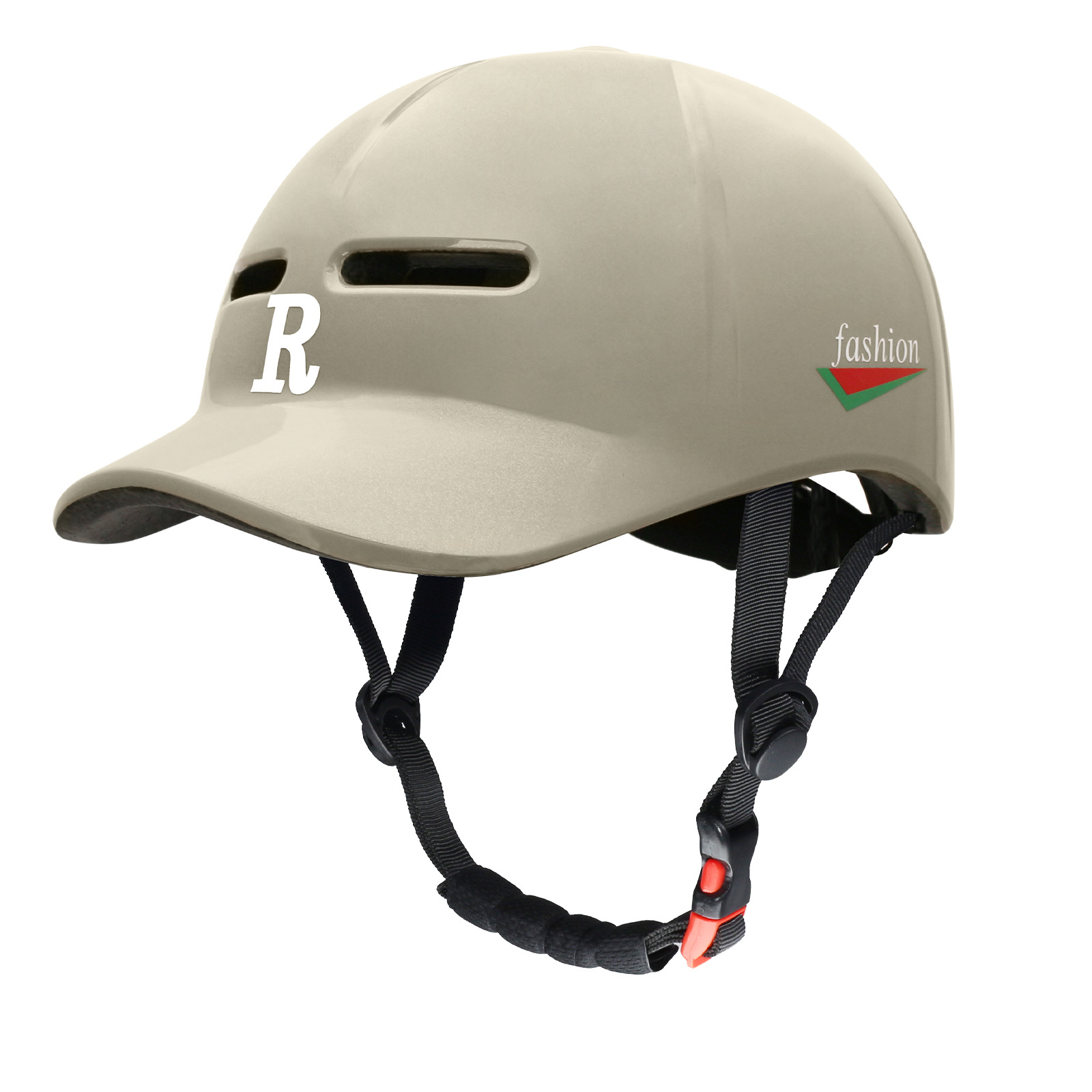 One piece molded duckbill cap, bicycle riding, commuting, all season electric bike, helmet, skateboard, roller skating, baseball