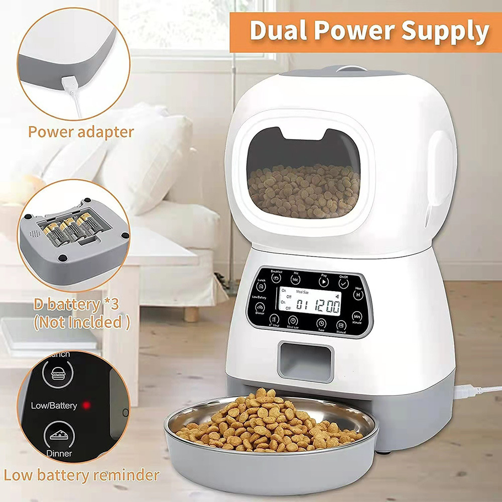 Wi -Fi Intelligent Control 3.5L ELF PET F FEEDR Автоматически регулярно количественно приложение для питания беспроводное приложение для еды
