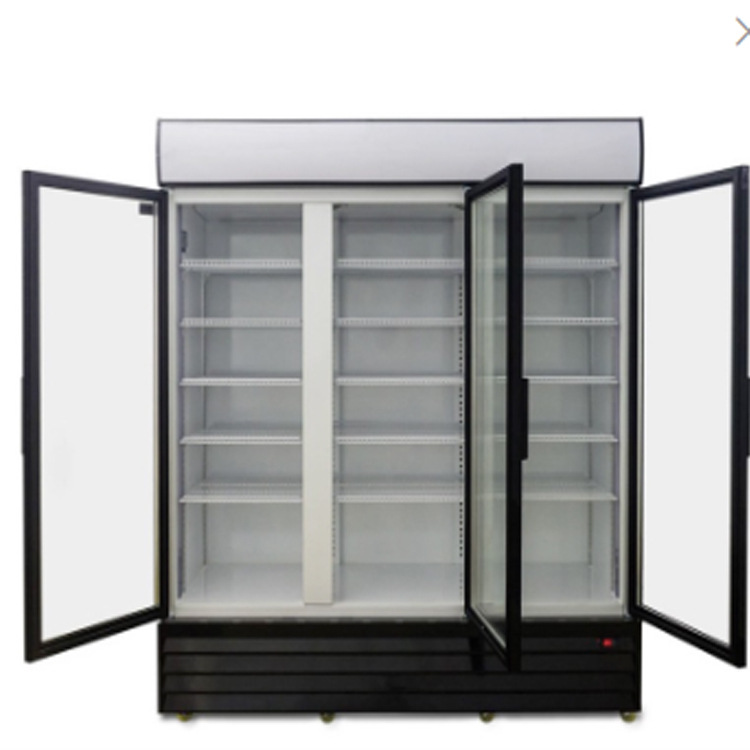 Vertical refrigerated cabinet, wholesale display of cold drinks, under cabinet unit, single door, double door, three door, 2-8 refrigerated foreign trade refrigerated cabinet
