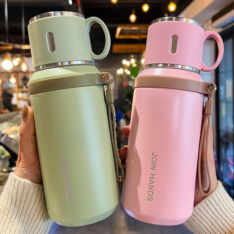 316 stainless steel insulated cup for men and women, outdoor car water cup, portable, thick double-layer vacuum insulated cup, customized