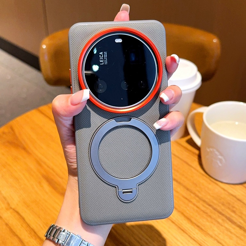 Suitable for Xiaomi 17 ultra phone case with stand 360 ° rotation Xiaomi 15 ultra magnetic case 14 ultra