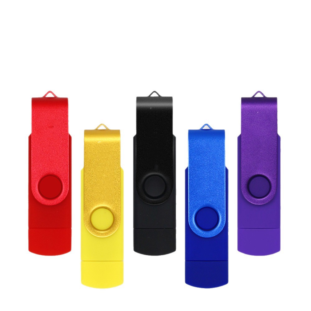 USB thumb office gold investment cross-border foreign trade gift storage drive rotating 2T USB flash drive