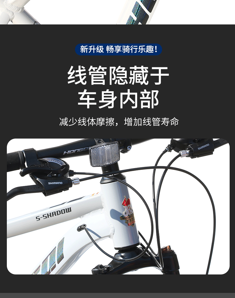 Manufacturer's direct supply of 24/26 inch shock-absorbing variable speed mountain bikes for primary and secondary school students, bicycles for men and women, mountain bikes