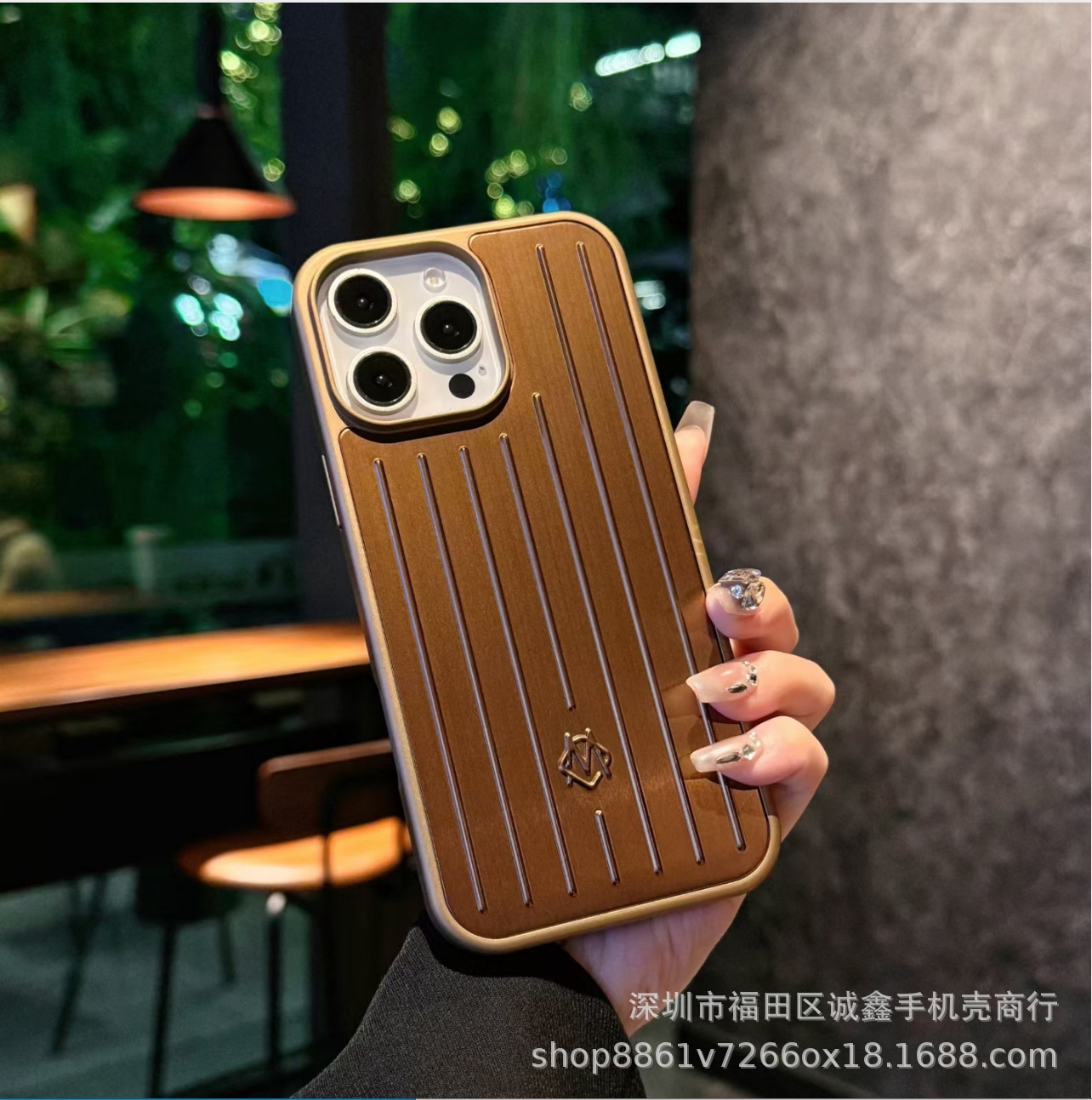 New aluminum alloy Apple/pink luggage case all inclusive, suitable for Apple iPhone 17/16/15/14 phone cases
