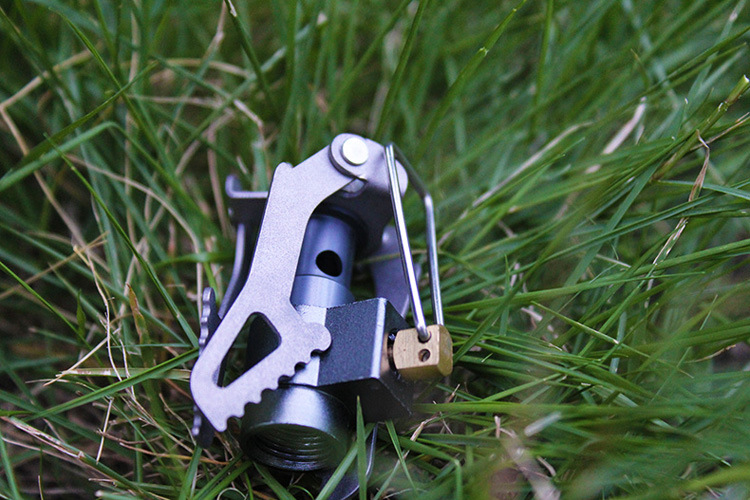 BRS Titanium Alloy Outdoor Stove Ultra Light Folding Portable Camping Gas Stove Head Strong Fire Butane Gas Stove