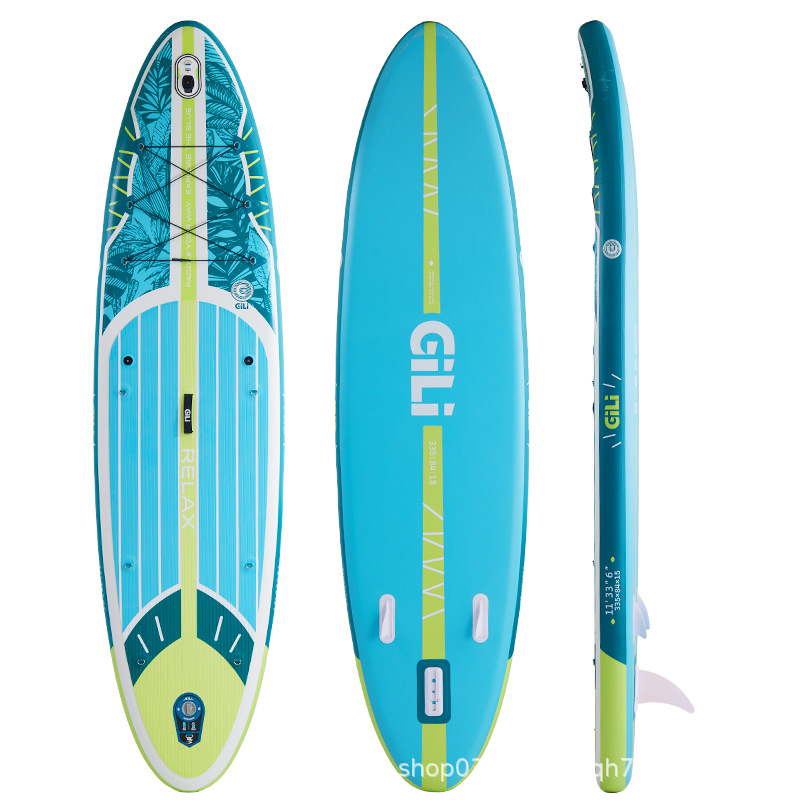 New factory made paddleboard, water paddle board, static water board, double-layer standing surfboard, paddle board, foldable and inflatable paddleboard