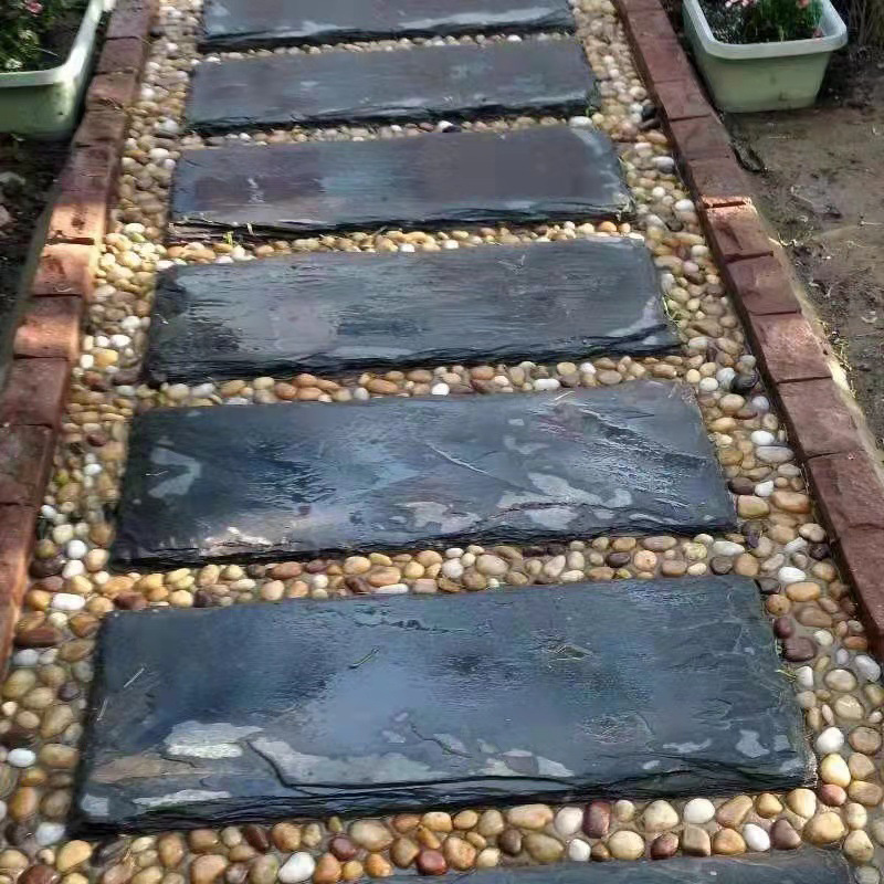 Стул-плита из синего сланца Bluestone Slab Step