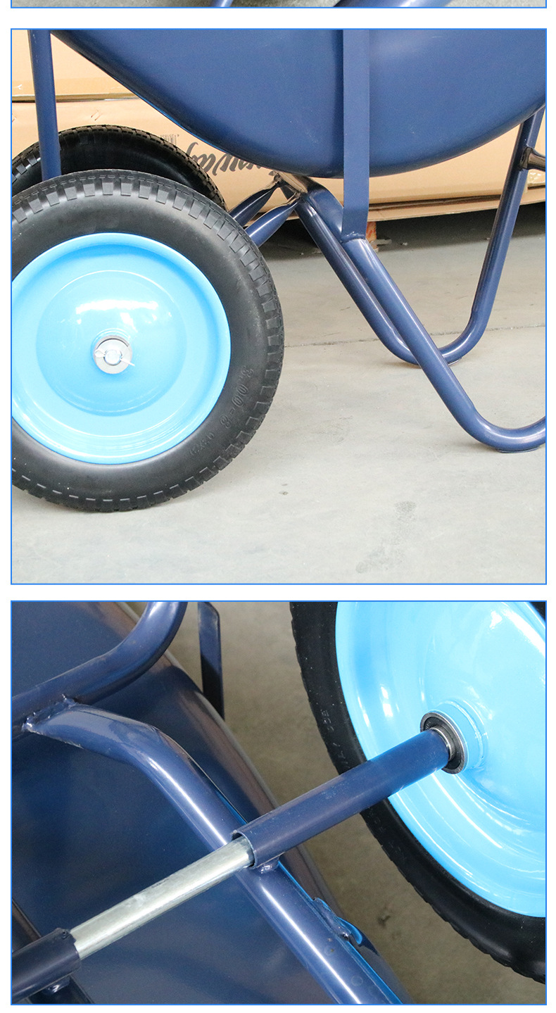 Unicycle, deep bucket, agricultural household small cart, construction site bulldozer, lightweight garbage handling, small bucket handcart