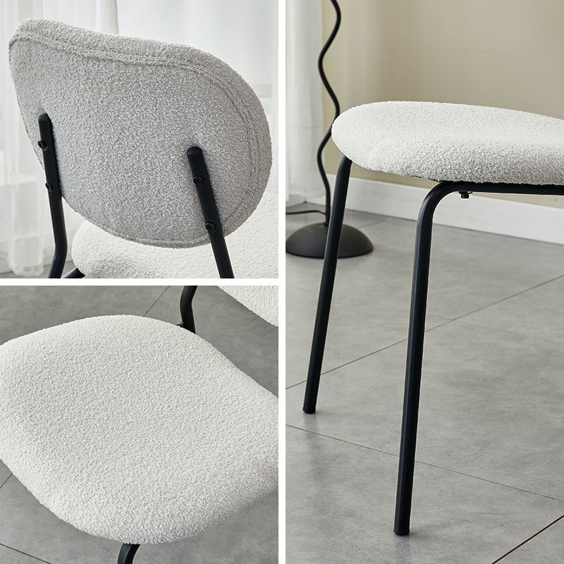 French style light luxury dining chairs, home designers, high-end circular gauze armchairs, hotel internet famous restaurant chairs, wholesale