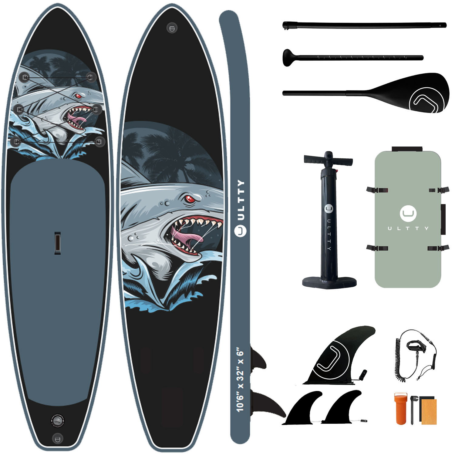 ULTRATY Cross border Sup Paddleboard Inflatable Stand Upright Paddle Board Adult Water Yoga Support Board Surfboard