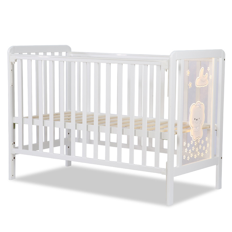Детская кроватка из натурального дерева Hebkids KLD-619/139 белая